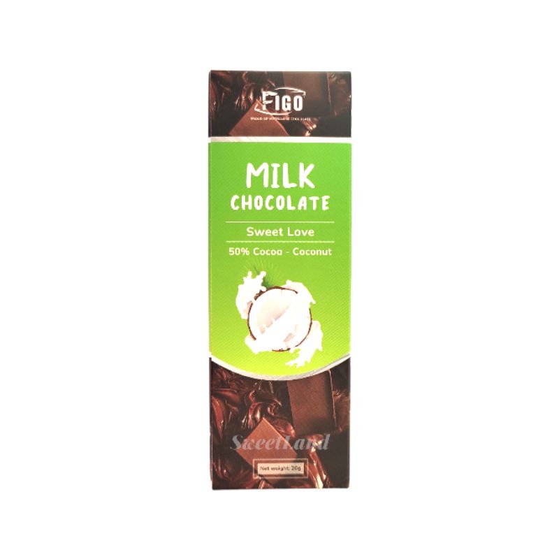 Socola sữa Figo hộp 20g 50% chocolate