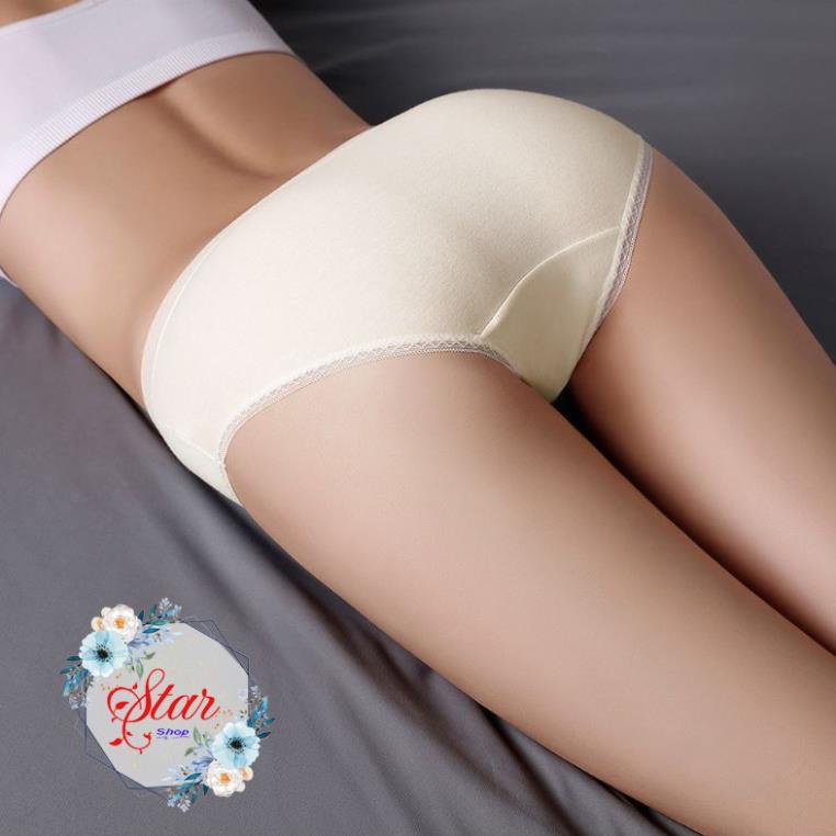 Quần Lót Cotton Cạp Ren DREAM Cao Cấp F05