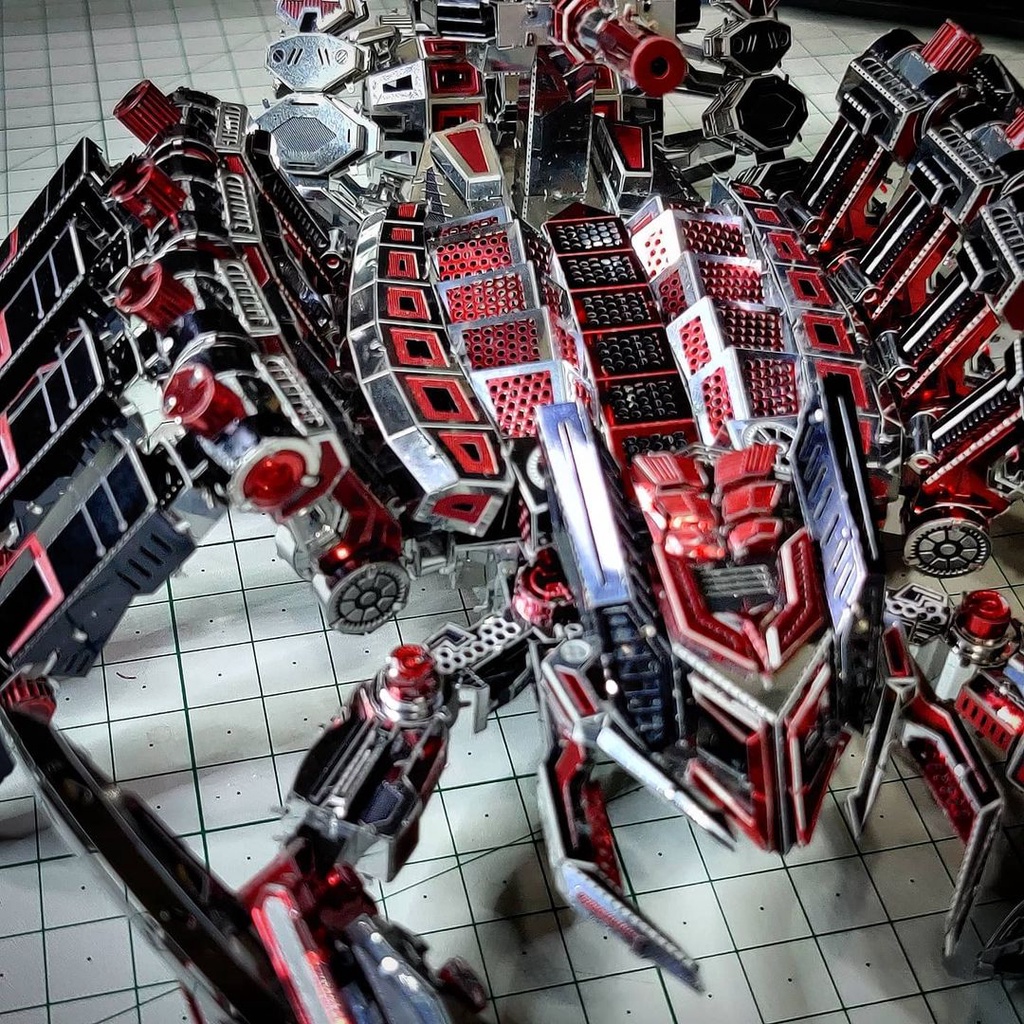 Mô Hình Kim Loại Lắp Ráp 3D Microworld Bò Cạp Bóng Đêm Red Devil Scorpion