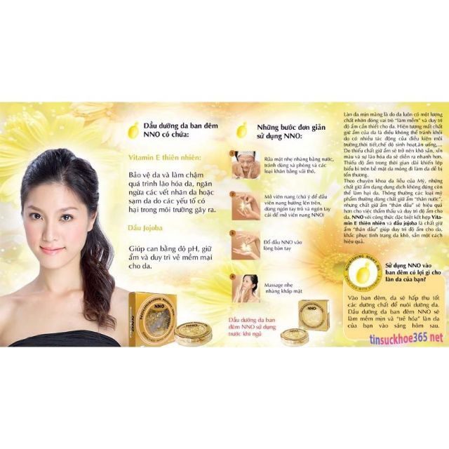 NNO - Dầu Dưỡng Da Ban Đêm NNO Nourishing Oil