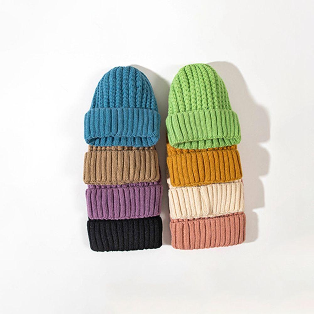 Mũ Len Beanie Nữ Màu Sắc Nhã Nhặn Thời Trang