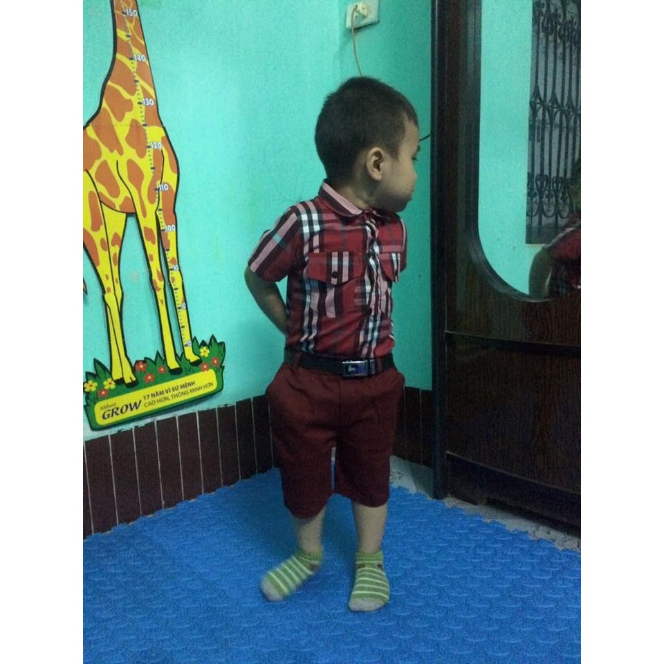 Bộ sơ mi BBR bé trai