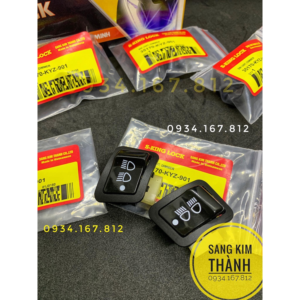 Công tắc tắt đèn xe máy 3 chế độ  Vision / Lead / Wave Alpha / Rsx / Blade - BH 12 THÁNG