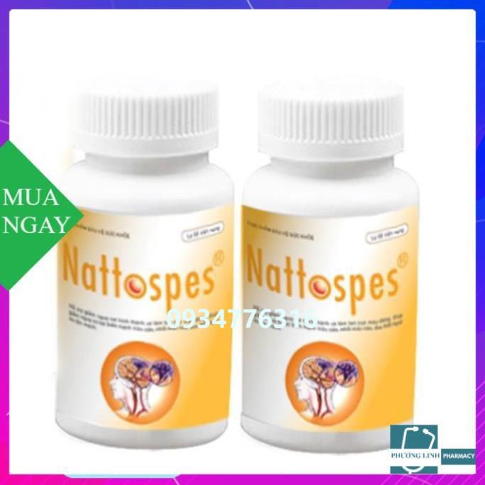 [CHÍNH HÃNG MUA 1 TẶNG 1* ] Nattospes - Hộp 180 Viên - Tai Biến Mạch Máu Não