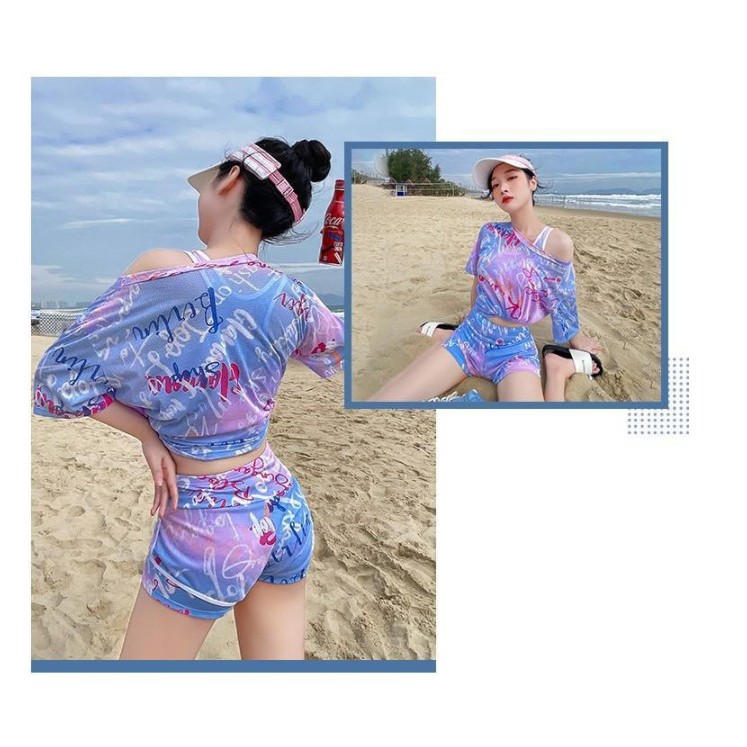 [Giá Sỉ] Bộ bikini đi biển,Đồ Bơi Kín Đáo, SET 3 món giúp chị em tự tin hơn AT6 | BigBuy360 - bigbuy360.vn