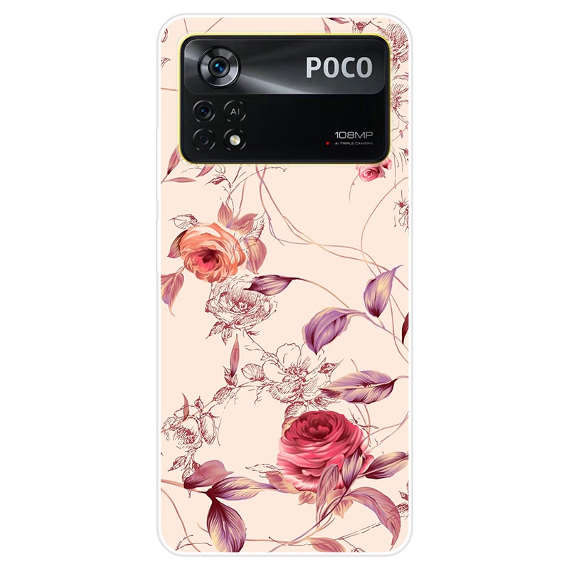 Ốp Điện Thoại TPU Dẻo In Họa Tiết Thời Trang Xinh Xắn Cho Xiaomi Poco X4 Pro 5G Xiaomi Poco M4 Pro 4G