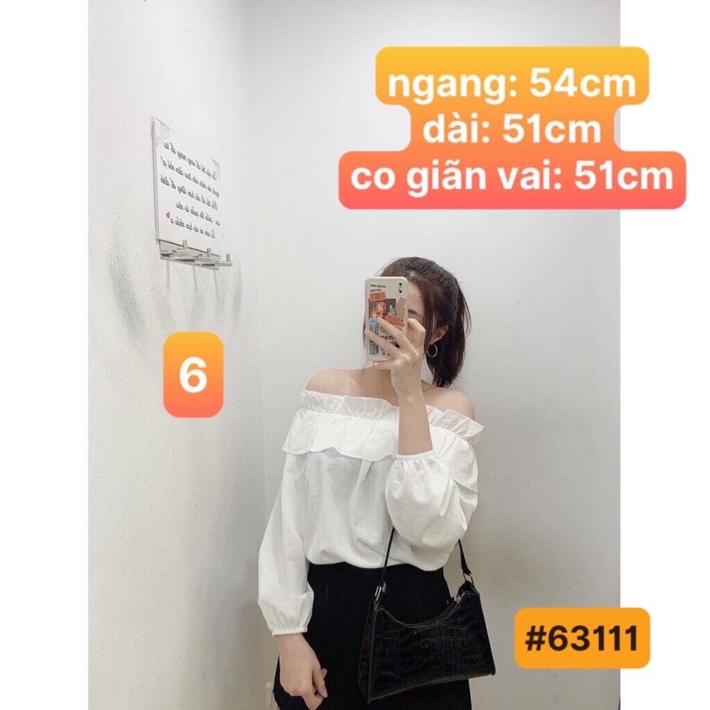 Áo trễ vai ulzzang hàn quốc cực kỳ nữ tính 64418, 64454, 63111, 64576