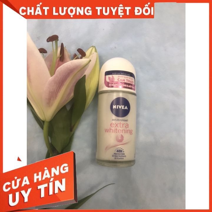 [chính hãng] lăn nách,khử mùi hôi,  trắng da mờ thâm chống ố vàng áo  NIVIA 50ml  dành cho nữ có 5 màu cho bạn lựa chon'