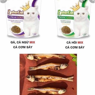 HẠT CHO MÈO AATAS CAT CÓ TOPPING CÁ SẤY 1,2KG