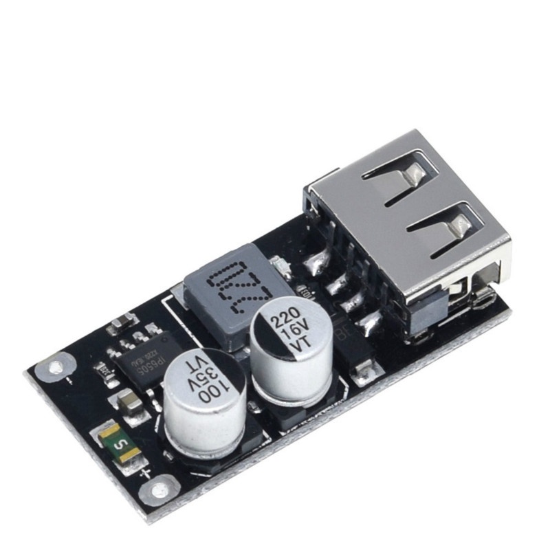 Mạch hạ áp DC 6-32v ra cổng USB 5v hỗ trợ sạc nhanh QC2.0-3.0