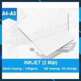 GIẤY THUỐC 2 MẶT A4 ĐỊNH LƯỢNG 140GM( XẤP 100 TỜ)