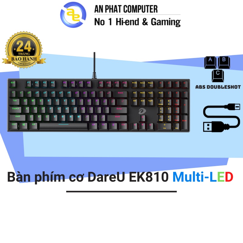 Bàn phím cơ DareU EK810G Wireless Chính hãng BH 24 tháng
