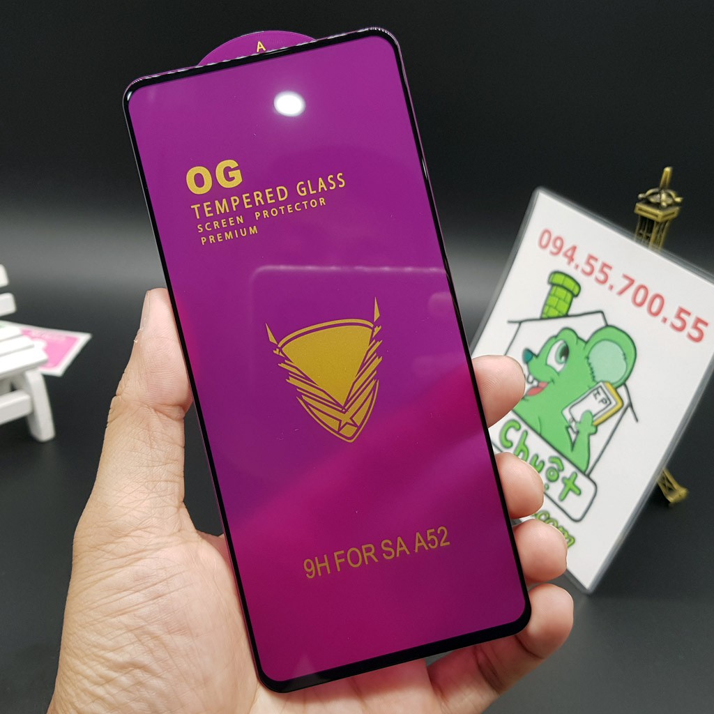 [FULL KEO-Ảnh Thật] Kính CL Samsung A33/A53/A52/A52s/M22/ S20 FE Cường Lực 2.5D-9H FULL Màn