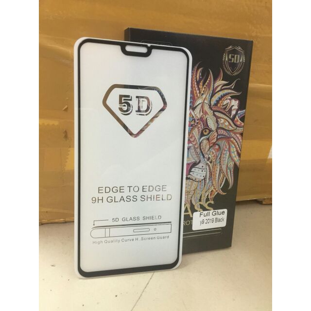 Dán full 9D glue huawei Y9 2019