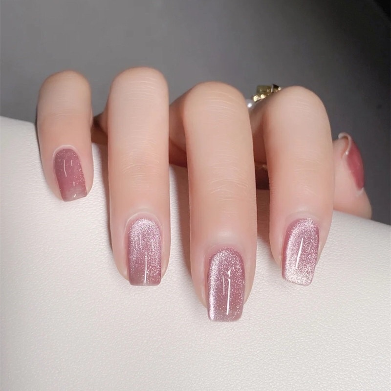 Bộ 24 móng tay giả sơn giả mắt mèo cực xinh