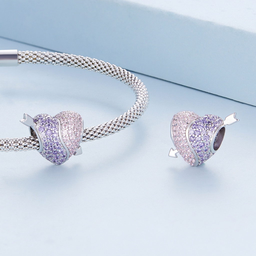 BAMOER Mặt Vòng cổ Bằng Bạc 925 Thời Trang DIY