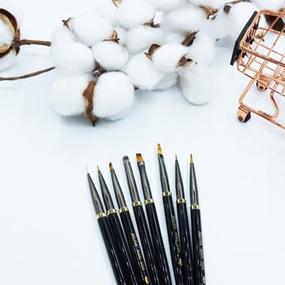 Bộ cọ nail , set cọ nail vẽ móng 8 cây