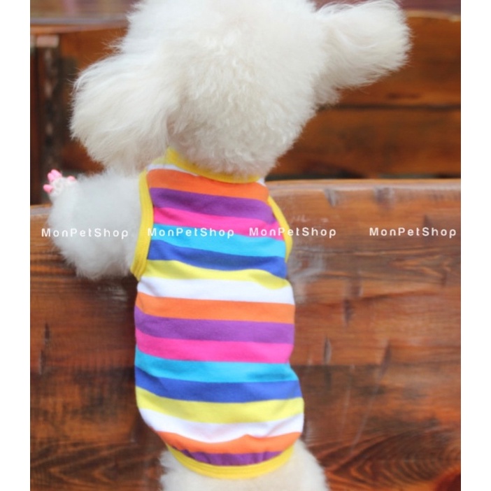 [Xả hàng] Áo ba lỗ sắc màu cho thú cưng