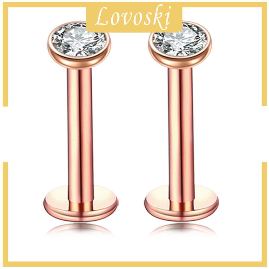 Bộ 6 Cặp Khuyên Tai / Mũi / Môi / Tai 16g