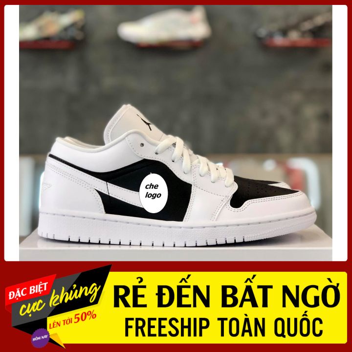 Giày thần thánh, giày thể thao đen hồng cổ thấp cao cấp