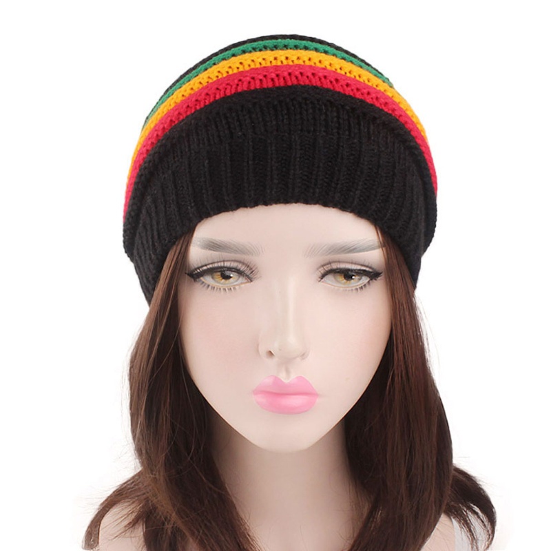 Mũ beanie Sọc Cầu Vồng Unisex Mới