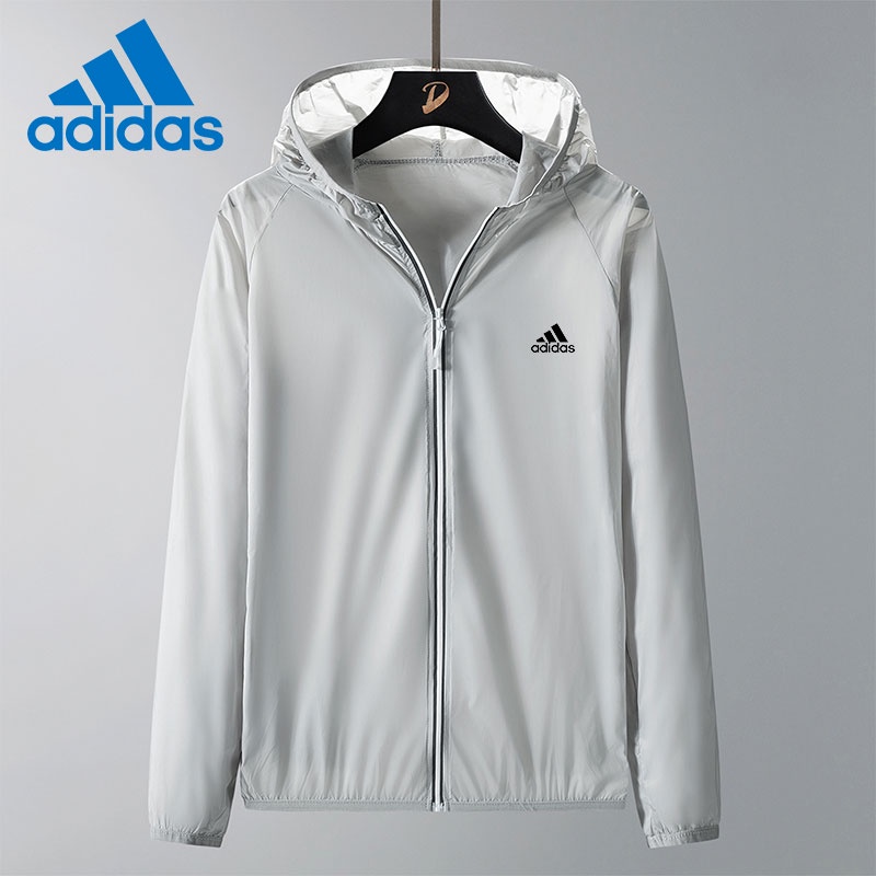 Adidas Áo Khoác Chống Gió Chống Tia UV Nhanh Khô Size S-3XL