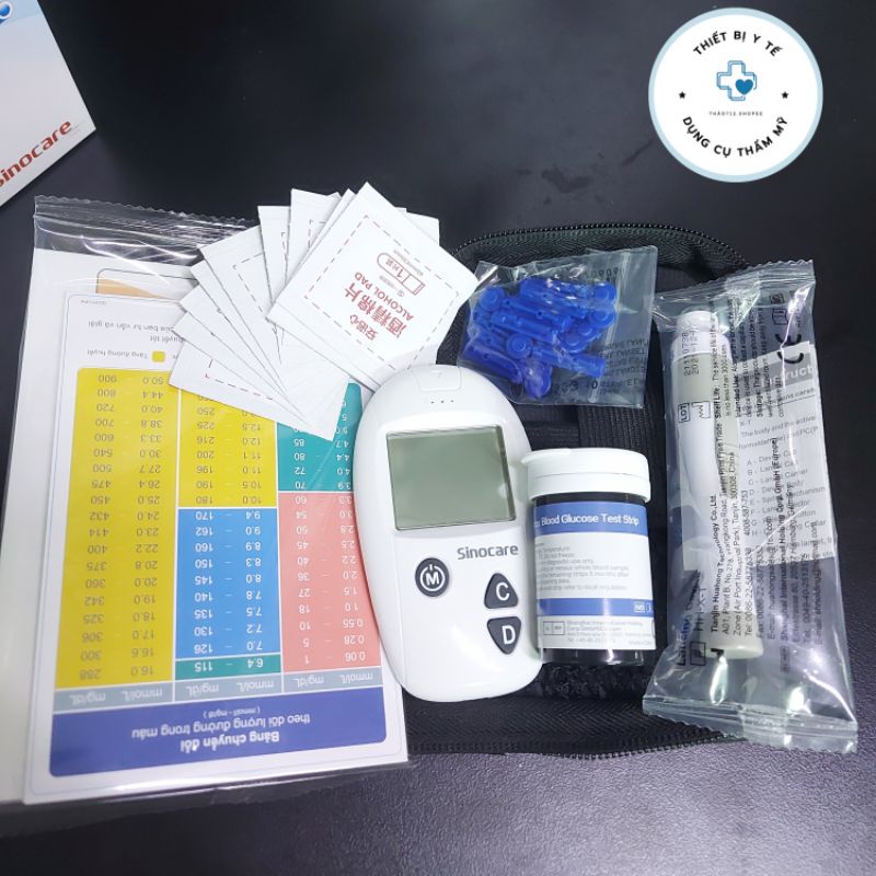 Máy đo đường huyết Sinocare Safe-Accu