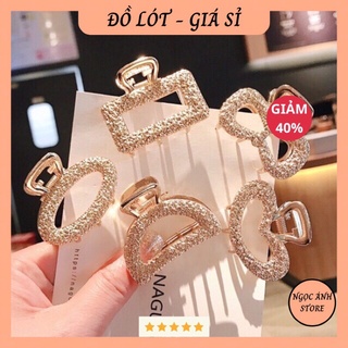 Set 5 kẹp tóc nhũ phong cách hàn quốc