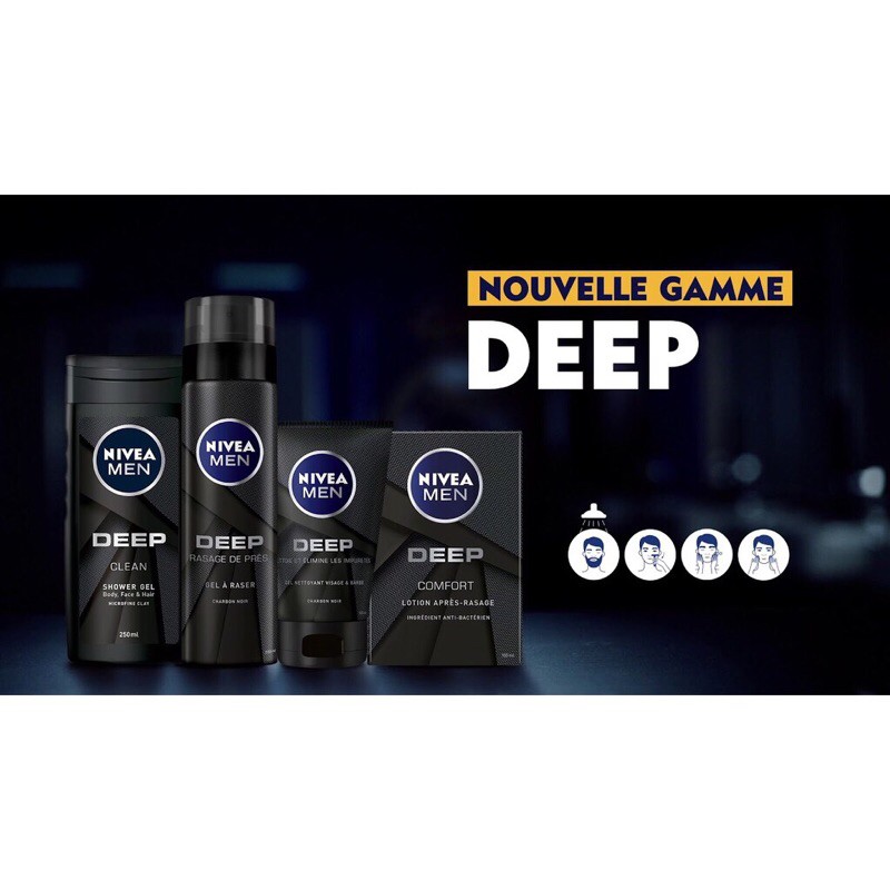 SỮA RỬA MẶT NIVEA MEN DEEP WHITE OIL CLEAR 100g