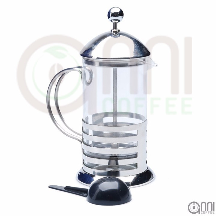 [Bình pha trà, cà phê] French Press 600ml (Inox)