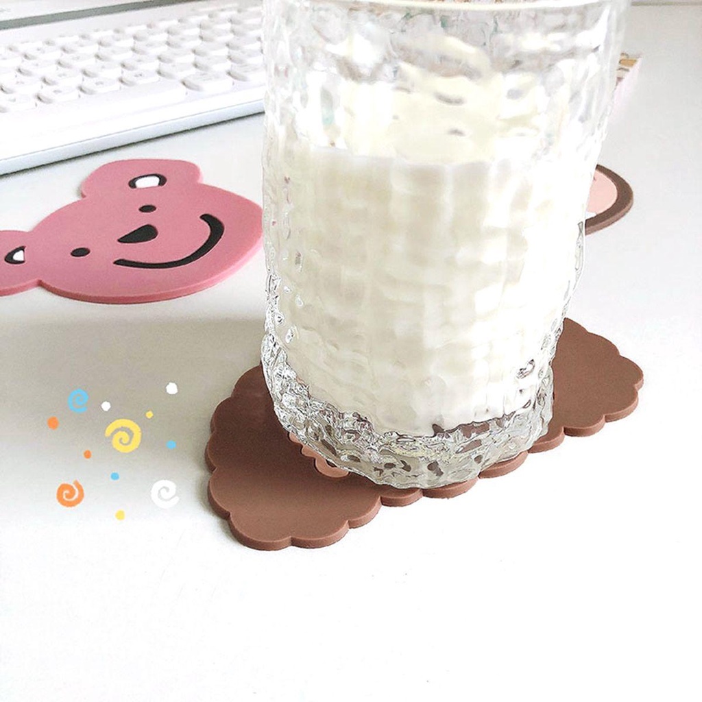 Đế Lót Ly Bằng Silicone Chịu Nhiệt Dành Cho Trẻ Em Và Người Lớn