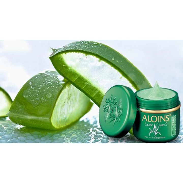 Kem lô hội Nhật Bản Aloins Eaude Cream S, gel lô hội dưỡng ẩm toàn thân