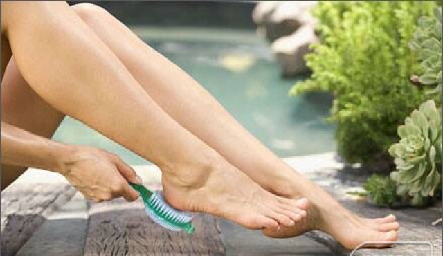 Đá bọt biển chà gót chân tẩy tế bào chết 4 in 1