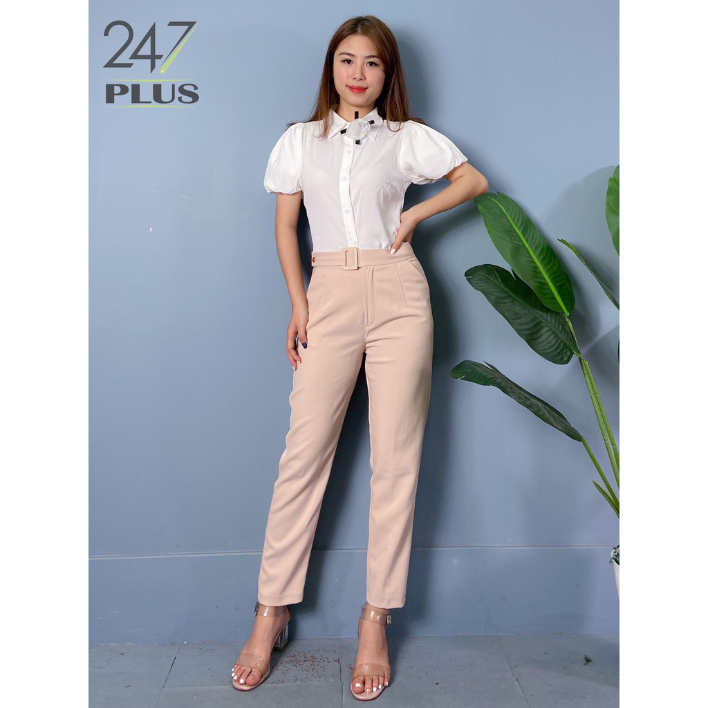 Quần tây kèm đai baggy