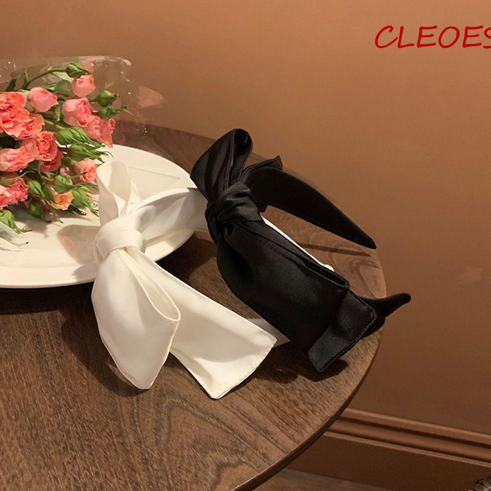 Băng Đô Nơ Hai Lớp Sang Trọng Phong Cách Hàn Quốc Dễ Phối Đồ Trang Điểm Rửa Mặt