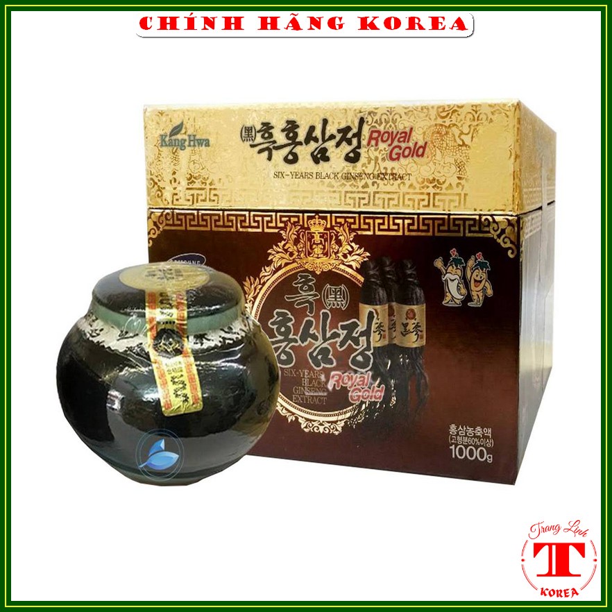 Cao hắc sâm hàn quốc Kanghwa hũ 1kg - Cao sâm Korea Black Ginseng Extract, tranglinh