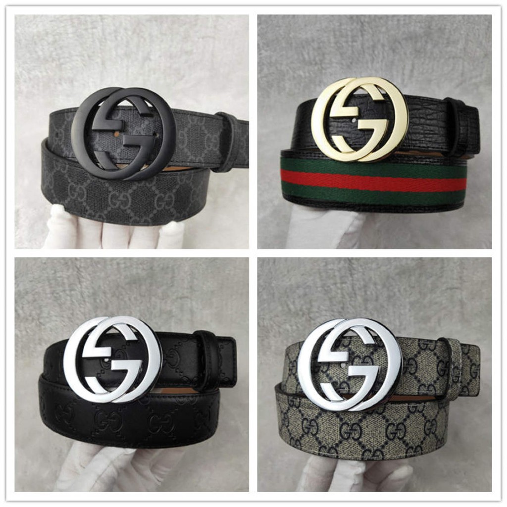 Dây nịt in họa tiết G xám, Thắt lưng hàng hiệu cao cấp sang chảnh ( Hình chụp tại shop )