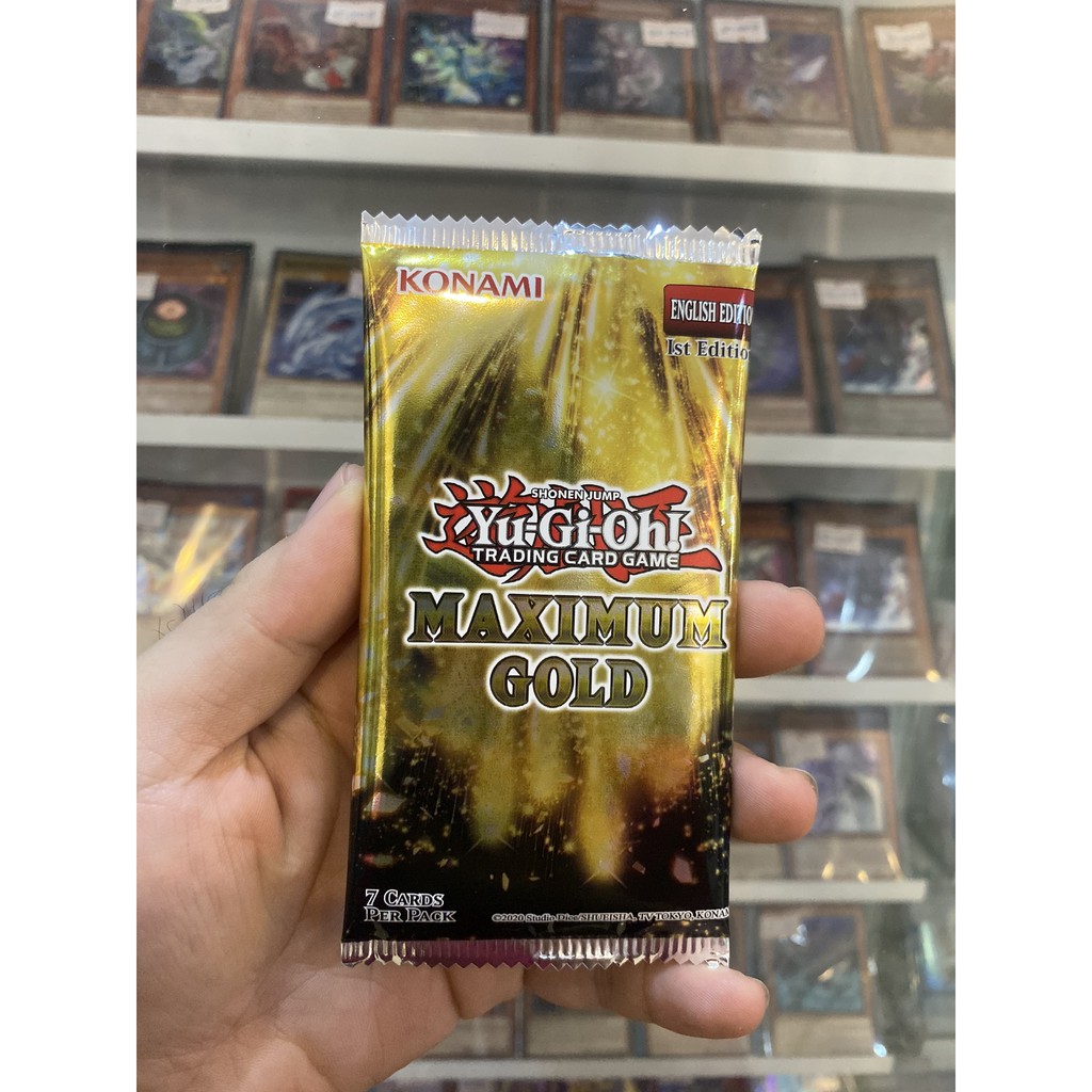 [Mã TOYDEC hoàn 20K xu đơn 50K] Gói Bài Sưu Tập YugiOh! Maximum Gold - Chính Hãng Konami - Nhập Khẩu từ Anh