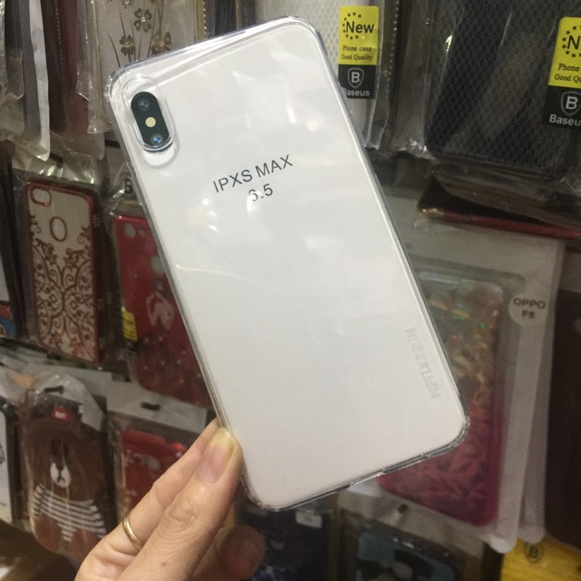 Ốp iPhone XS MAX dẻo silicon trong suốt chống ố vàng