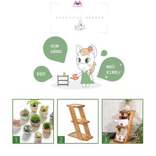 Kệ Góc Để Chậu Sứ Siêu Xinh