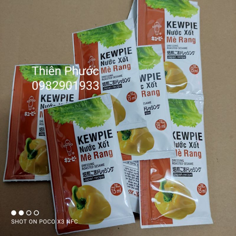 Sốt mè rang Kewpie gói nhỏ 15ml - 10 gói