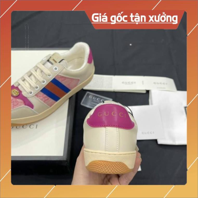 [FreeShip+ Hàng Cao Cấp] Giày thể thao Gucci nam nữ cao cấp, Giày nam nữ Full phụ kiện (ảnh thật)