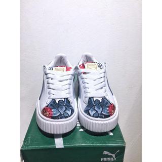 (SALE) Giầy Thể thao Puma thêu hoa (Có sẵn)