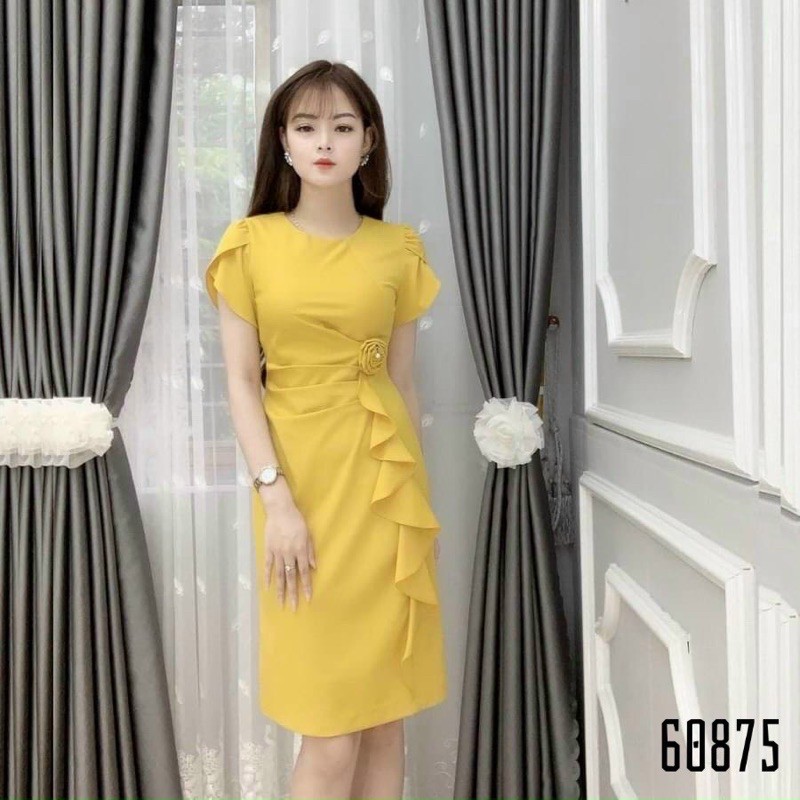 Đầm umi cuốn hoa eo duyên dáng