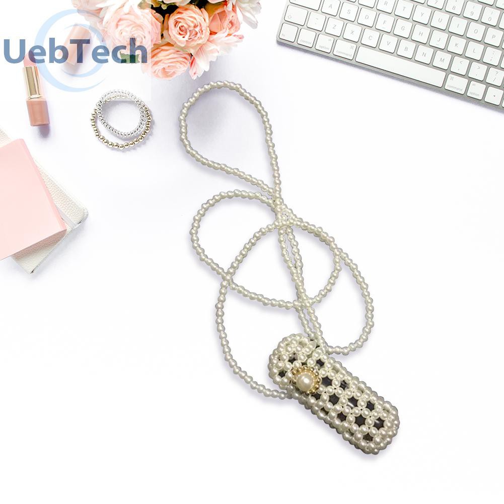Túi Xách Mini Uebtech 1.15 Đính Ngọc Trai Cho Nữ