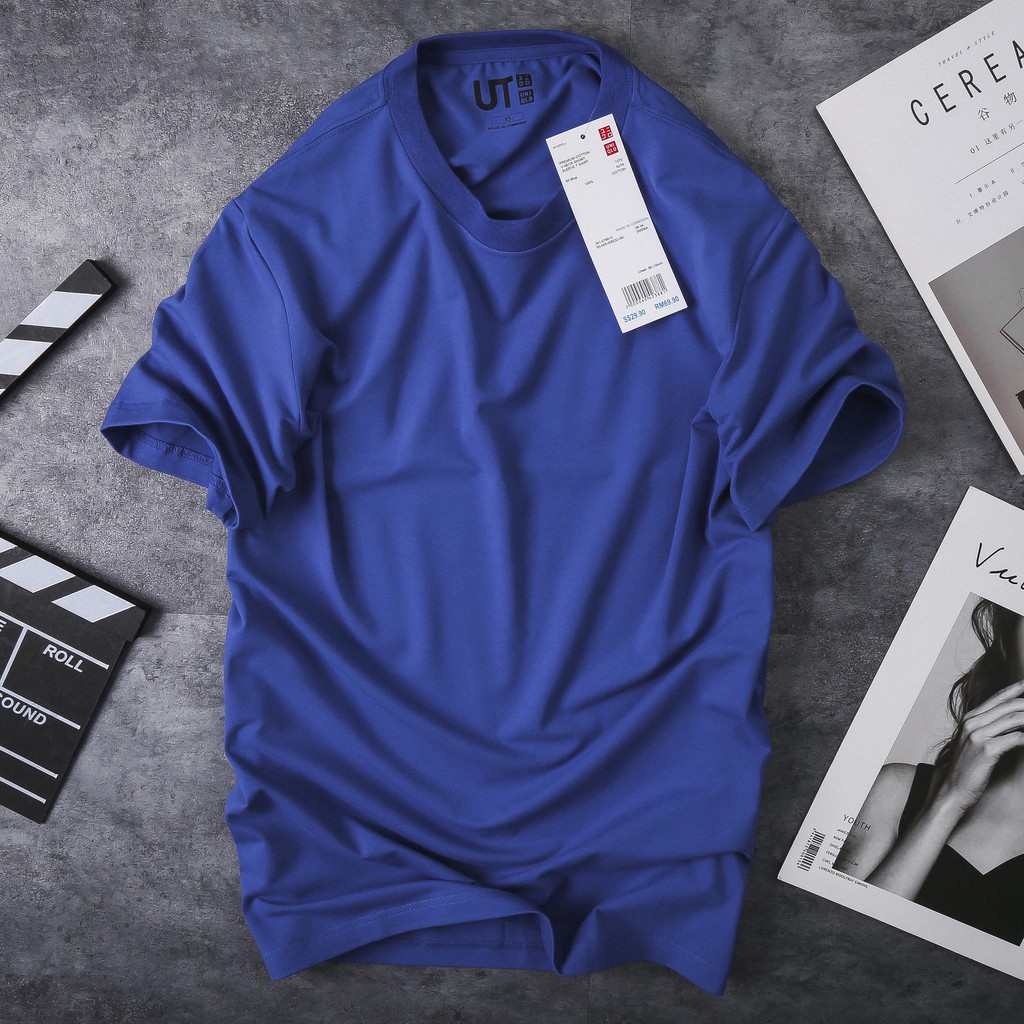 Áo thun 100% cotton xuất dư Uni Basic (Form Âu - xem bảng size phần mô tả) Áo phông | BigBuy360 - bigbuy360.vn