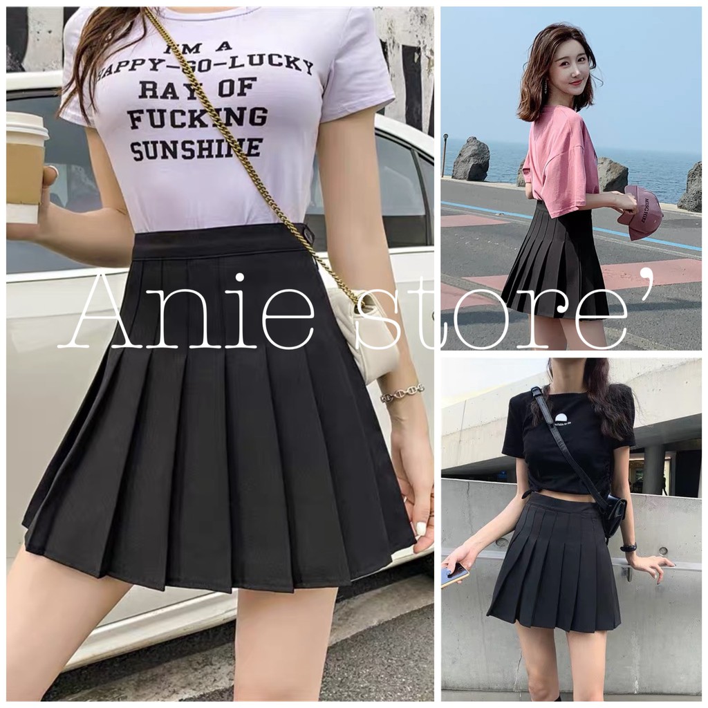 Chân Váy Nữ Tenis Dáng Ngắn 🦋FREESHIP🦋 Váy Xếp Ly Cạp Cao Co Dãn