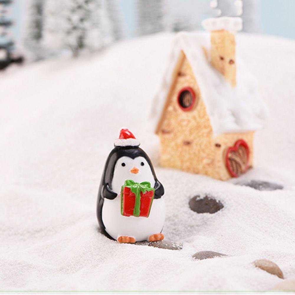 CONOPERY Mô Hình Chim Cánh Cụt Trang Trí Chậu Cây Bonsai Giáng Sinh