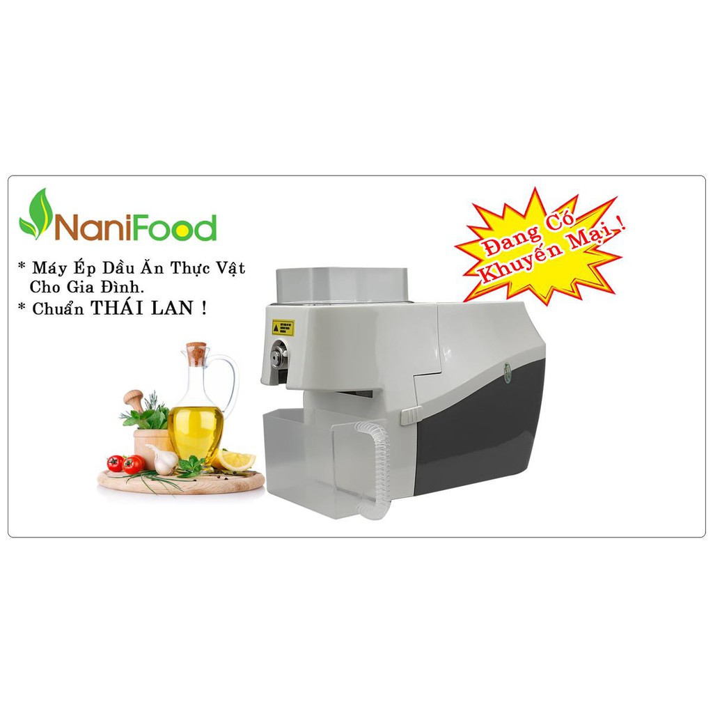 Máy Ép Dầu Nanifood Thái Lan NNF800A( Trắng)