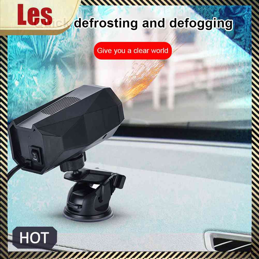 Quạt Sưởi 2 Bánh Răng 12V / 24V Cho Xe Hơi
